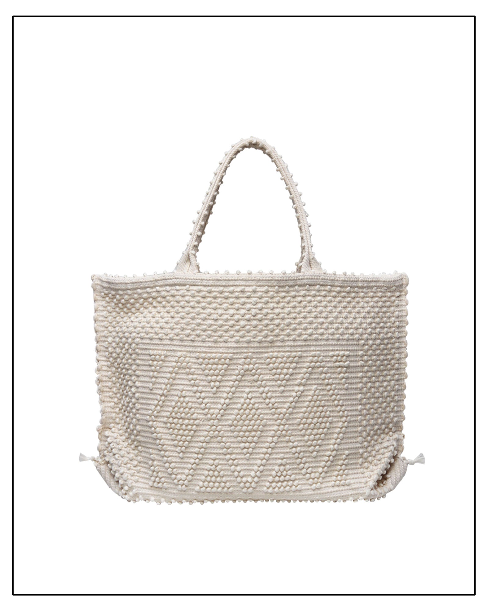 CAPRICCIOLI LARGE Rombi Tote - Sustainable handwoven large tote