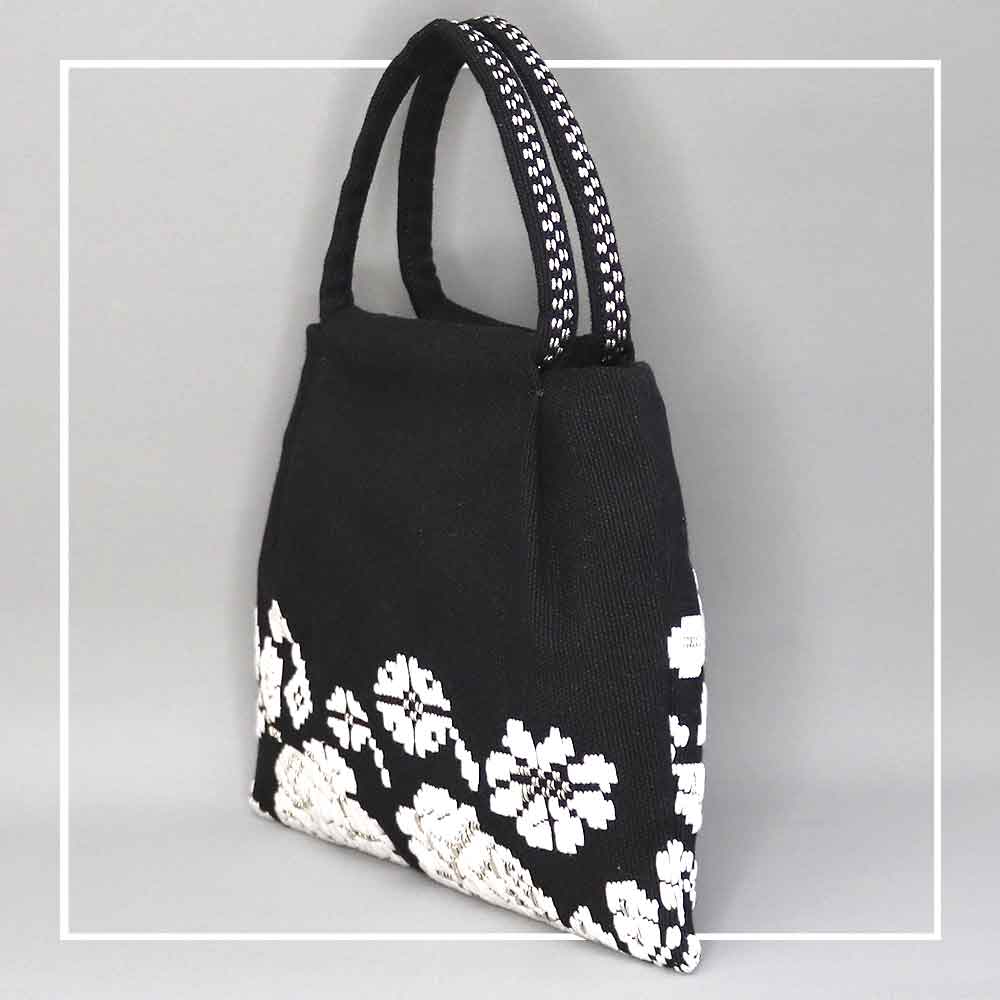 BOMBARDE Bagas - Sustainable handwoven purse handbag entirety hand-woven.