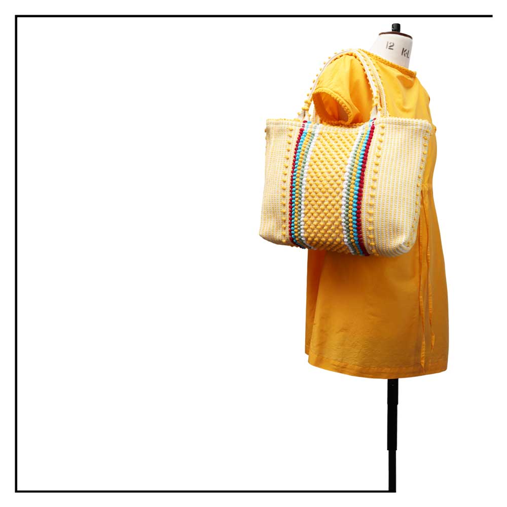 Antonello Tedde clutch bag hand-woven in Italy 