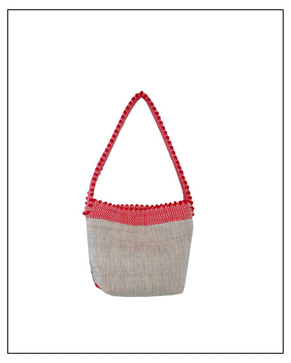 BULTEI - Fiori Small Bucket Bag – Handwoven Floral Design