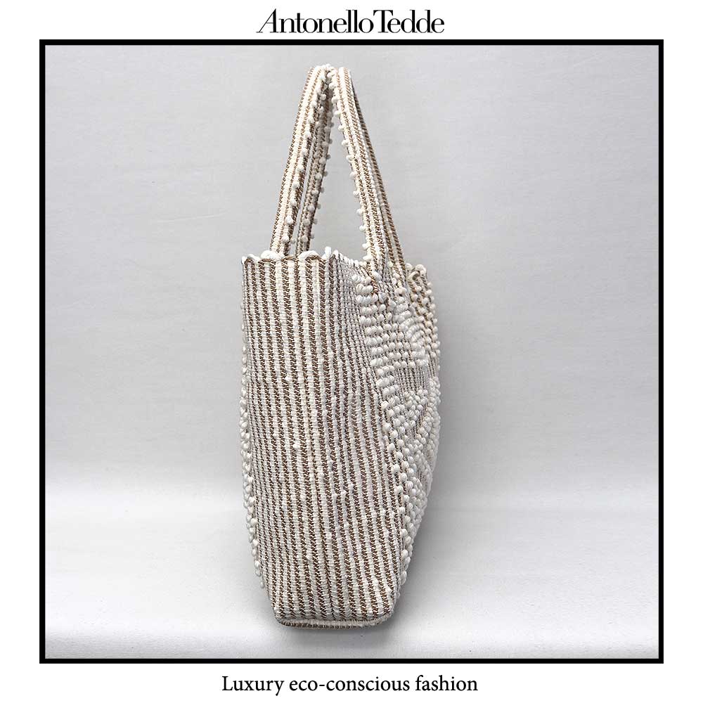 URTEI tote - Ethically Crafted Sardinian Handwoven Cotton tote: Sustainable Elegance preserving traditions