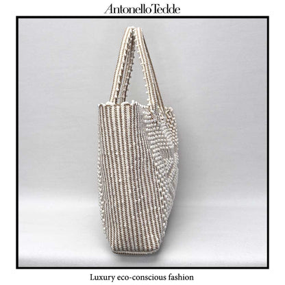 URTEI tote - Ethically Crafted Sardinian Handwoven Cotton tote: Sustainable Elegance preserving traditions