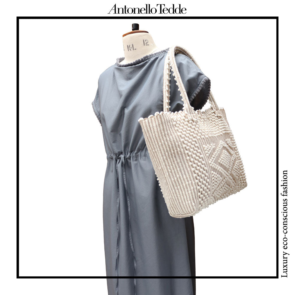 URTEI tote - Ethically Crafted Sardinian Handwoven Cotton tote: Sustainable Elegance preserving traditions