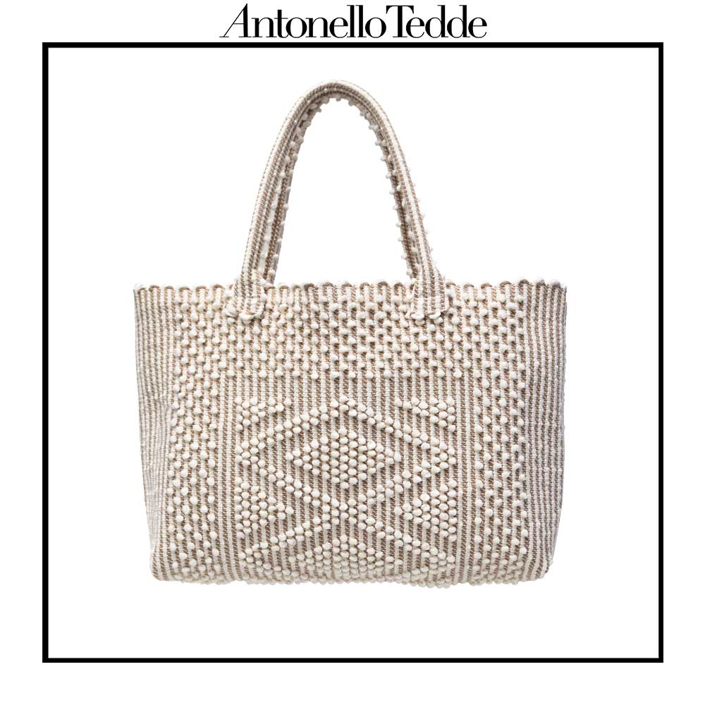 URTEI tote - Ethically Crafted Sardinian Handwoven Cotton tote: Sustainable Elegance preserving traditions