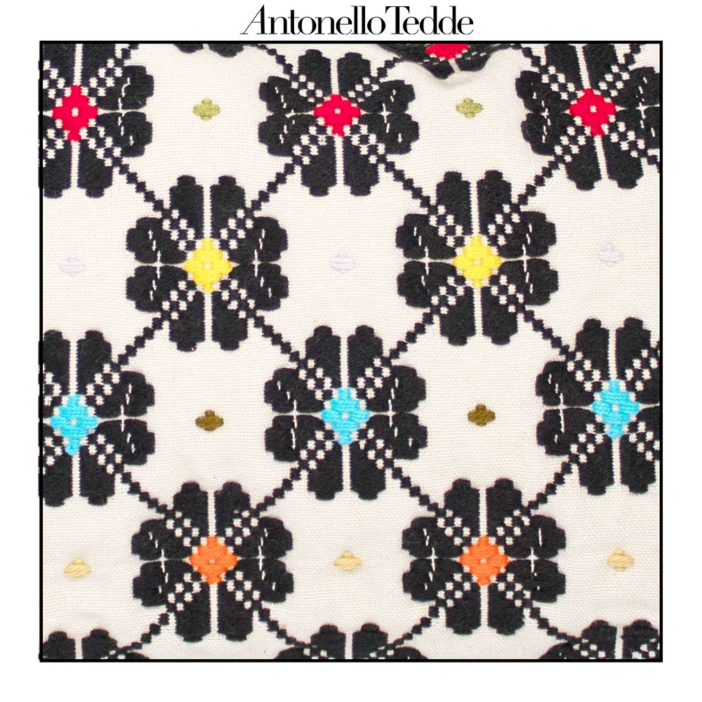 BANARI - Sustainable handwoven large HOBO handbag - Meticulously hand-stitched with unparalleled craftsmanship.  Black White Multicolour