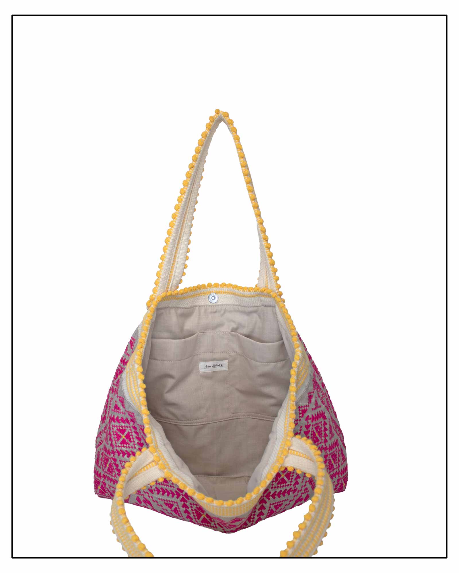 Capriccioli Medium Tote – Handwoven in Sardinia | Antonello Tedde