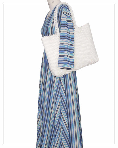 URTEI tote - Ethically Crafted Sardinian Handwoven Cotton tote: Sustainable Elegance preserving traditions