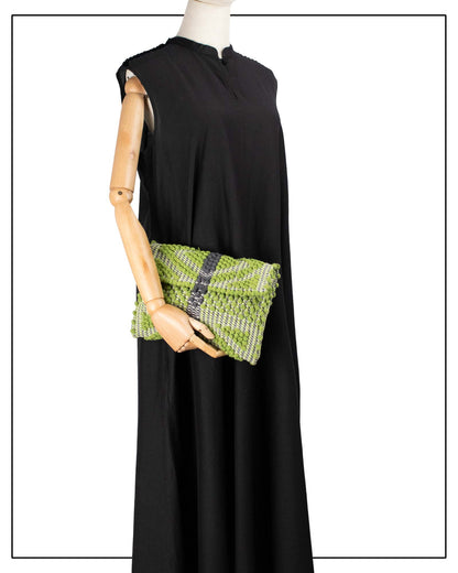 SUNI Rombi Green and Grey.  Luxurious Craftsmanship. Experience the artistry that goes into creating each item in our collection