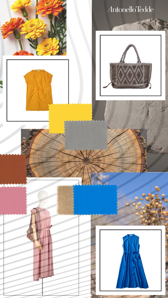 Antonello Tedde - Fashion collection mood board and design process in studio.
