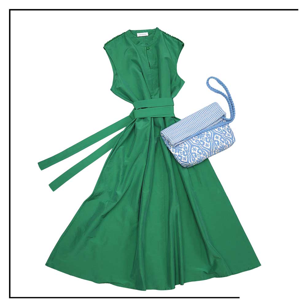 ANTOTE_ARDU Green Dress