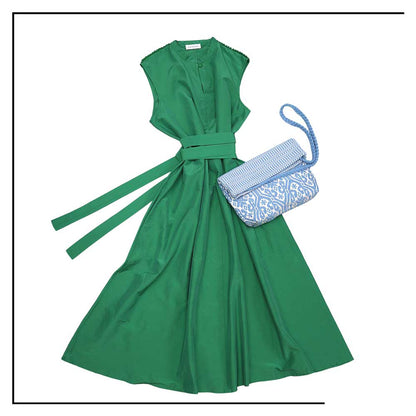 ANTOTE_ARDU Green Dress