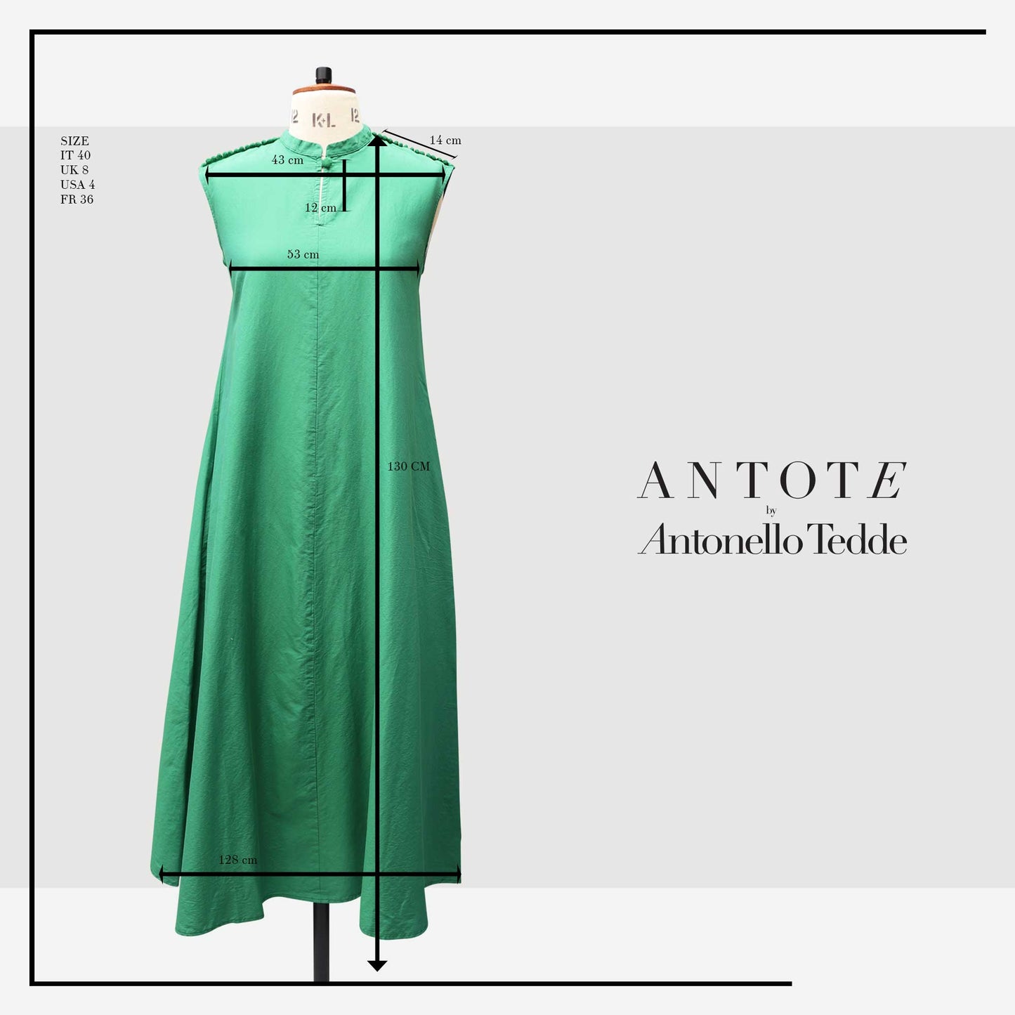ANTOTE_ARDU Green Dress