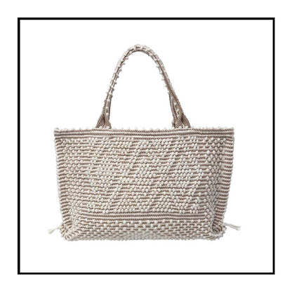 Medium tote bag cream base chestnut Ethical and Sustainable Handbags.  The best eco luxury bags and accessories brand. Stylish clothes and Eco-Friendly with recycled yarns #luxury #ecoconcious #sustainablestyle  #ethicalbrands #ethicalhandbags #handbags #sustainablelifestyle #ethicalfashion #sustainability
