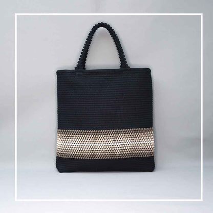 SILIGO_Strisce Multi Multi luxury designer handbag sustainable eco-conscious fashion bag in brown