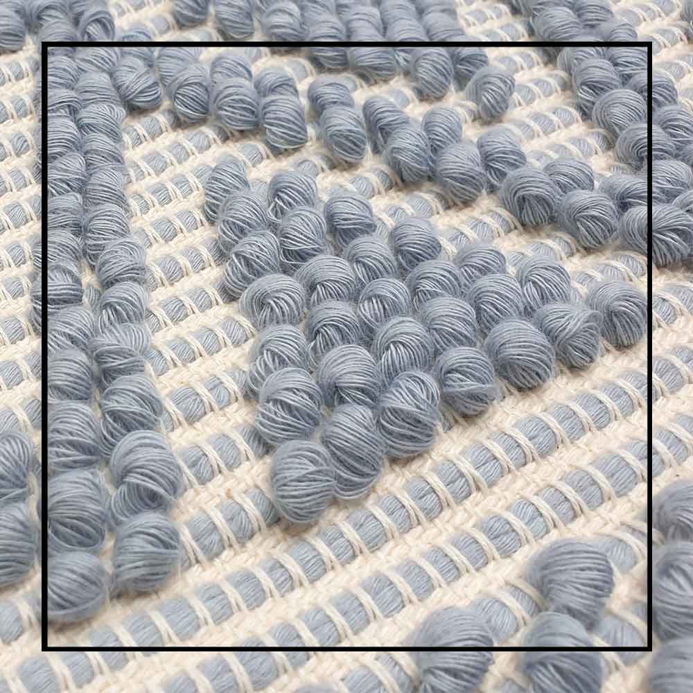 CAPRICCIOLI LARGE Rombi Tote - Sustainable handwoven large tote fashion handbag - LIGHT GREY with CREAM bag